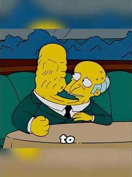 Homer merges with Burns. #thesimpsons #simpsons #cartoon #movie #usa