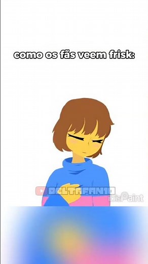 frisk fanon vs canon #undertale #undertalememe #animation