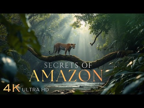 Amazon Jungle Wildlife in 4K 🌿 Relaxing Nature Sounds | Cinematic Forest Film