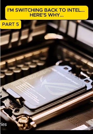 Part 5...! To Intel Here Why???? #pcsetup #gamingsetup #pcbuild #custompc