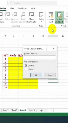 How to lock Excel file for viewing only