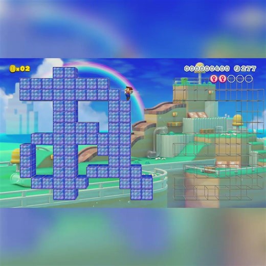ねるねるねるね40thコース [Nerunerunerune 40th Anniversary Course] by N,あおい #shorts 🍄Super Mario Maker 2 #dwk