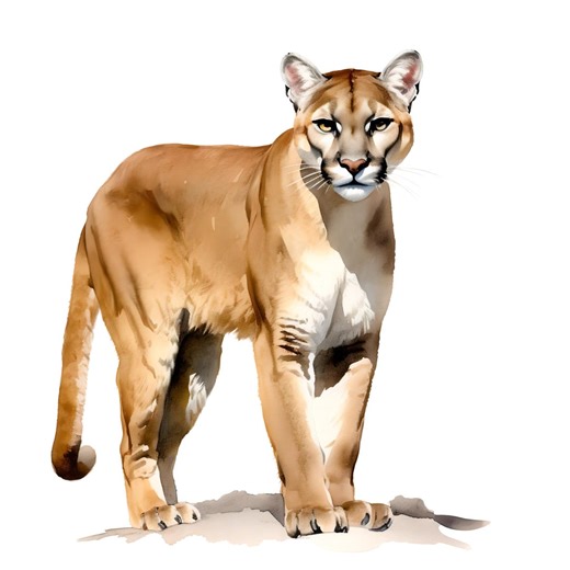 4x Mountain Lion Sticker Set (4 Pieces): Majestic Car Stickers, Decorative, 9 X 9 Cm - Etsy