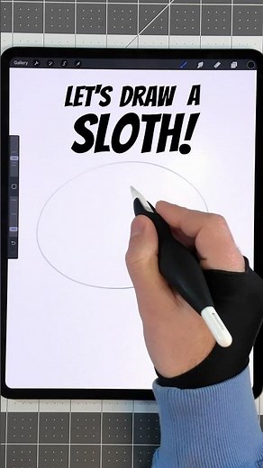 How to Draw a Sloth! 🦥 #shorts