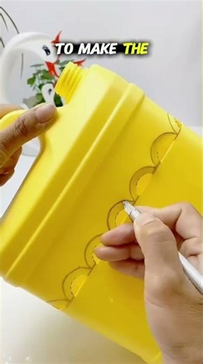 These Planters Are Made From Laundry Jugs ! #upcycling #diyprojects #reuse #shorts