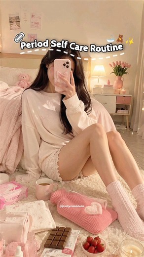 Period Self Care Routine🛁🌷#periods #hygiene #tips #bodycare #girl #fypシ #aesthetic