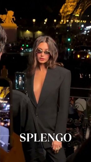 Hailey Bieber Just Made the Black Suit Look Dangerously Sexy | SPLENGO FASHION