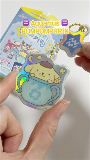 매력이 넘쳐요!! 🐶 산리오 별자리 키링 랜덤깡 🪎 Sanrio Blind Box Unboxing #shorts