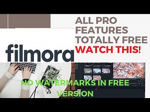 Export/Save video in Filmora without Watermark for free. (convert Free Version to Pro)