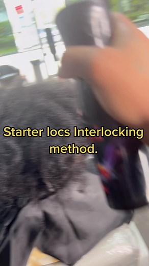 Starter Locs Interlocking METHOD. Dread Addix Salt water Mist Spray is used on all starter locs. Want a tutorial? Request and maybe 🤔 #dreads #dreadlocks #interlocking #loctician #locticiansoftheworld #dreadaddix #locs #locstyles #dread #locjourney