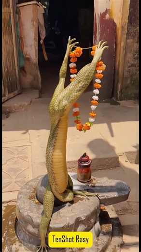 सांप की भक्ति देखकर लोग रह गए हैरान! #bhakti #snake #mahadev