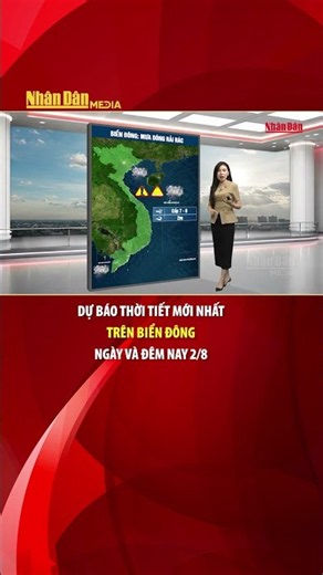 Latest Sea Weather Forecast for the South China Sea, Day and Night of August 2 #weather #peoplesn...