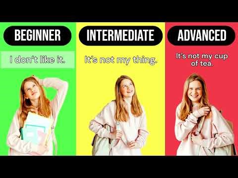 🔥 Beginner vs Intermediate vs Advanced English Phrases You NEED to Know! #englishphrases