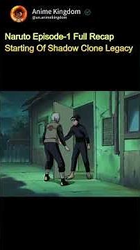 | Starting of the legacy of Shadow Clone | English dubbed Naruto Episode-1