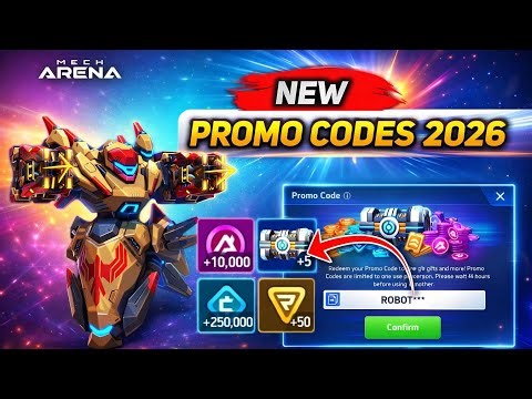 ⚠️ EXCLUSIVE ⚠️ MECH ARENA PROMO CODES APRIL 2026 - FREE A-COINS, CREDITS & MECHS ✅