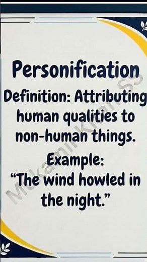 Personification figure of speech