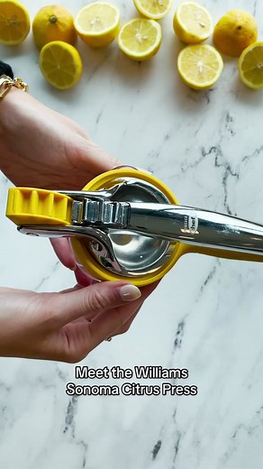 Easy Lemon Squeezing with Williams Sonoma Citrus Press