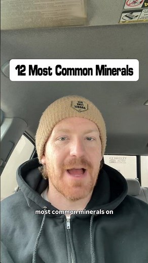 Did you know this about the 12 most common minerals? #geology #science #earthscience