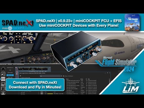 MSFS 2024 | SPAD.neXt v0.9.23+ | miniCOCKPIT FCU and EFIS Setup