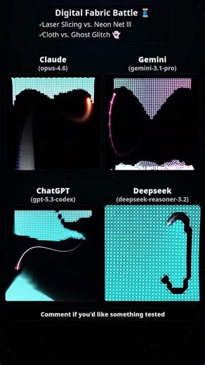 AI Slicing Battle: 4 Models vs. High-Res Neon Cloth! 🧵⚡