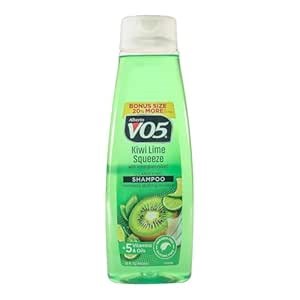 Alberto VO5 Kiwi Lime Squeeze Clarifying Shampoo - Moisturizing Shampoo with Clarifying Formula - 5 Vitamins and Oils - Fruity Kiwi Fragrance - 15 oz