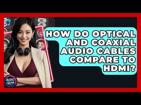 How Do Optical And Coaxial Audio Cables Compare To HDMI? - Audio Gear Insider