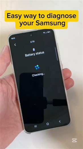 Easy way to diagnose your Samsung Galaxy #samsunggalaxy #samsungtips #phonediagnose #shorts ￼