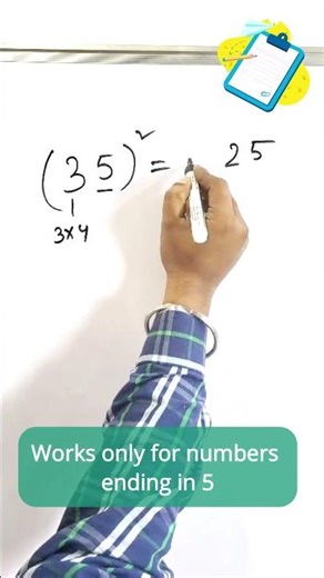 Squaring Numbers Ending in 5 – Easy Math Trick You’ll Love!