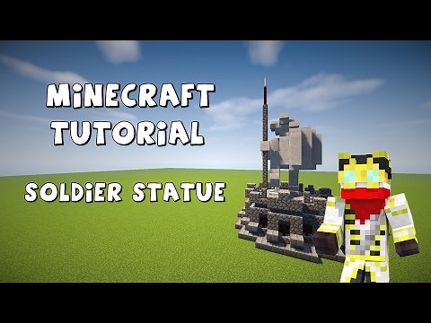 How to build a Minecraft Statue (soldier)
