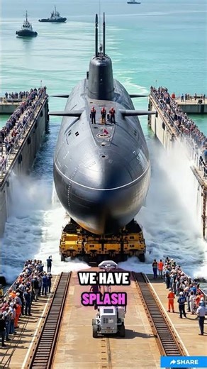 Experience the sheer scale of modern naval engineering during this