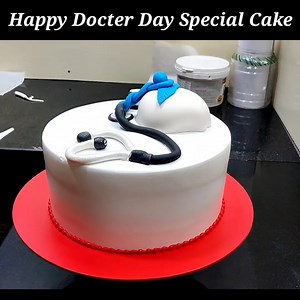 3.5K views · 144 reactions | Happy Docter Day Special Cake Design | Docter Birthday cake design | Sunil Cake Master | Facebook