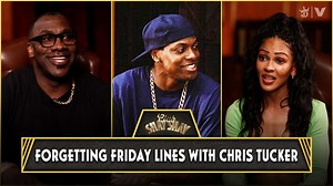 Meagan Good Forgot Lines In Friday So Chris Tucker Jokingly Gave Her A Hard Time “There were a few times when Chris had to be like, it’s your line, it’s your line, it’s your line…and one time he was like, you ain’t got but one line, just say your line…but he became like a big brother to me after that.” #ClubShayShay​ #MeaganGood #ChrisTucker | Club Shay Shay