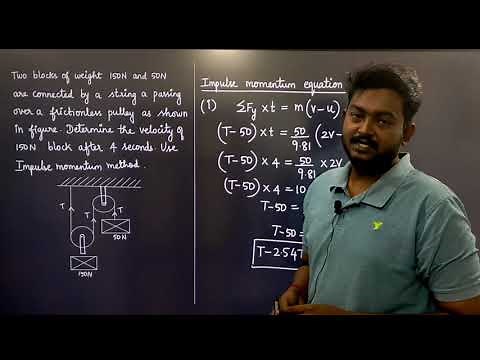 Principle of Impulse and Momentum in Tamil | Engineering Mechanics in Tamil ME3351 in Tamil Unit 5