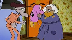 Courage The Cowardly Dog: Season 3 Episode 13 The King Of Flan / Courage Under The Volcano