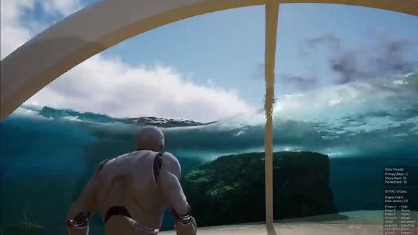 548K views · 4.6K reactions | Krystian Komisarek, the developer of the Fluid Flux water system, showcased a beautiful wave simulation created with Unreal Engine. See more: https://80.lv/articles/fluid-flux-developer-showcases-impressive-new-water-simulation/ | 80 Level | Facebook