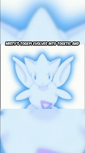 Misty’s Togepi Evolves Into Togetic 🥚 😮 #pokemon