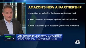 Watch CNBC's full interview with Amazon Web Services CEO Adam Selipsky
