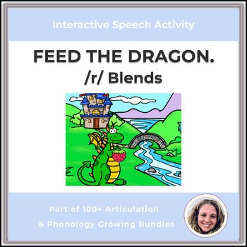 Feed the Dragon /r/ Blends Articulation | Interactive Boom Learning Speech
