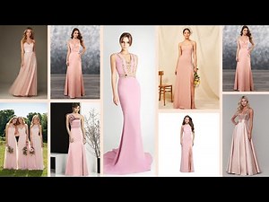Very elegant pink evening dress ideas