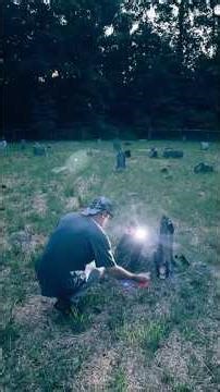 The mini mag flashlight was a favorite this visit! #paranormal #flashlight #cemetery