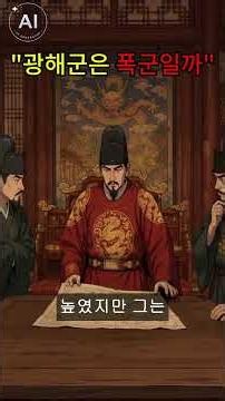 광해군의 두 얼굴 #광해군 #조선시대 #한국사 #역사쇼츠 #위인설화