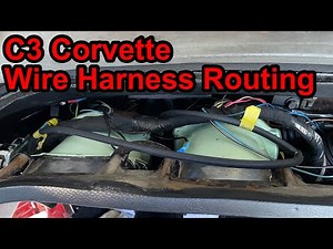 C3 Corvette - Main Wire Harness Routing over Left Dash