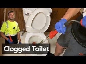 How To Auger a Plugged Toilet