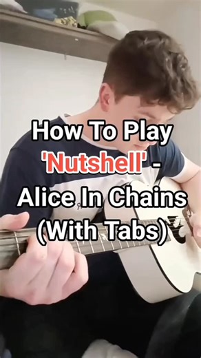 Connor Adams 🎸 on Instagram: "How To Play 'Nutshell' By Alice In Chains In Under 60-seconds!🎸 . . . #guitarreels #instaguitar #guitarlesson #guitartabs #aliceinchains"