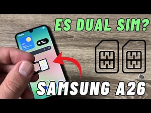 Samsung Galaxy A26 5G es Dual SIM?