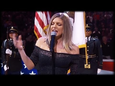 Fergie BUTCHERS The U.S. National Anthem