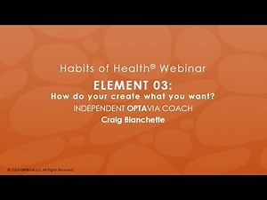 OPTAVIA Habits of Health – Your LifeBook: Element 03 – 8.28.19