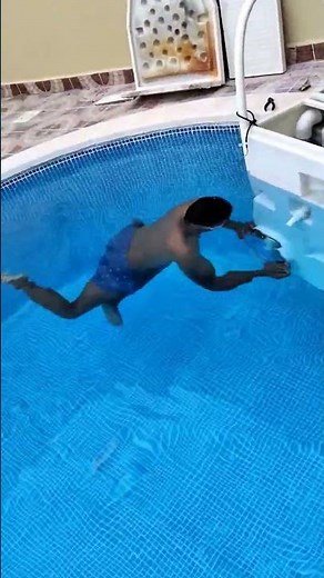 swimming pool underwater light installation.#poolcare #diy #pooltips #underwater #lighting