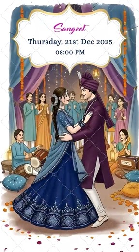 Animated Wedding Invitation Video | 10011Ai | Online Wedding Card Design