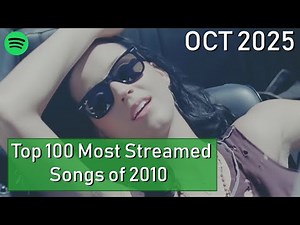 Top 100 Most Streamed Songs of 2010